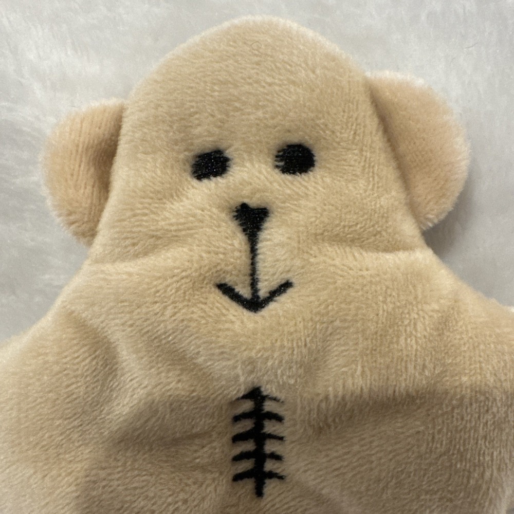 Pancake Plush Bear Gingerbread bear Plush 5.5" Embroidered Features NWOT Teddy - Picture 3 of 6